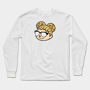Does She Know? Parody Space Buns Afro Puff Meme Long Sleeve T-Shirt